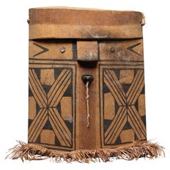 Maschera in legno intagliato molto rara proveniente dal Brasile, popolo dei Waura, Rio Xingu, foresta amazzonica