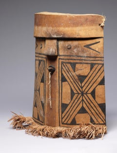 Maschera in legno intagliato molto rara proveniente dal Brasile, popolo dei Waura, Rio Xingu, foresta amazzonica