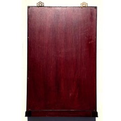 Vintage Chinese Hardwood and Glass Display Case
