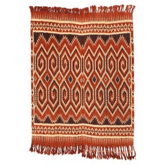 Vintage Traditional Tana Toraja Sekomandi Ikat Wall Hanging/Blanket. Sulawesi