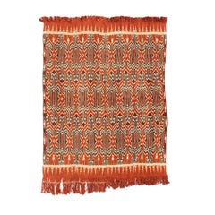 Vintage Traditional Tana Toraja Sekomandi Ikat Wall Hanging/Blanket. Sulawesi