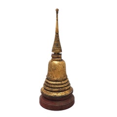 Antique Thai Reliquary Nirvana Chedi