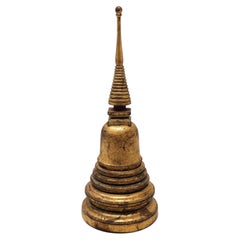 Antique Thai Reliquary Nirvana Chedi