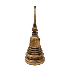 Antique Thai Reliquary Nirvana Chedi