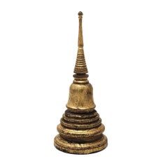 Antique Thai Reliquary Nirvana Chedi.