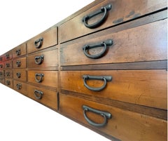 Antique Twenty (20) Drawer Japanese Tansu, Meiji Period
