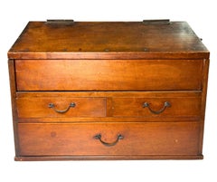 Antique Japanese Dentist Apothecary Box, Meiji Period