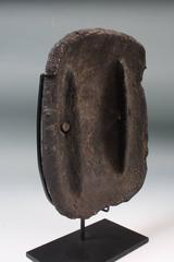 Ancient Inuit Eskimo Stone "Qulliq" Whale Oil Stove Cooker