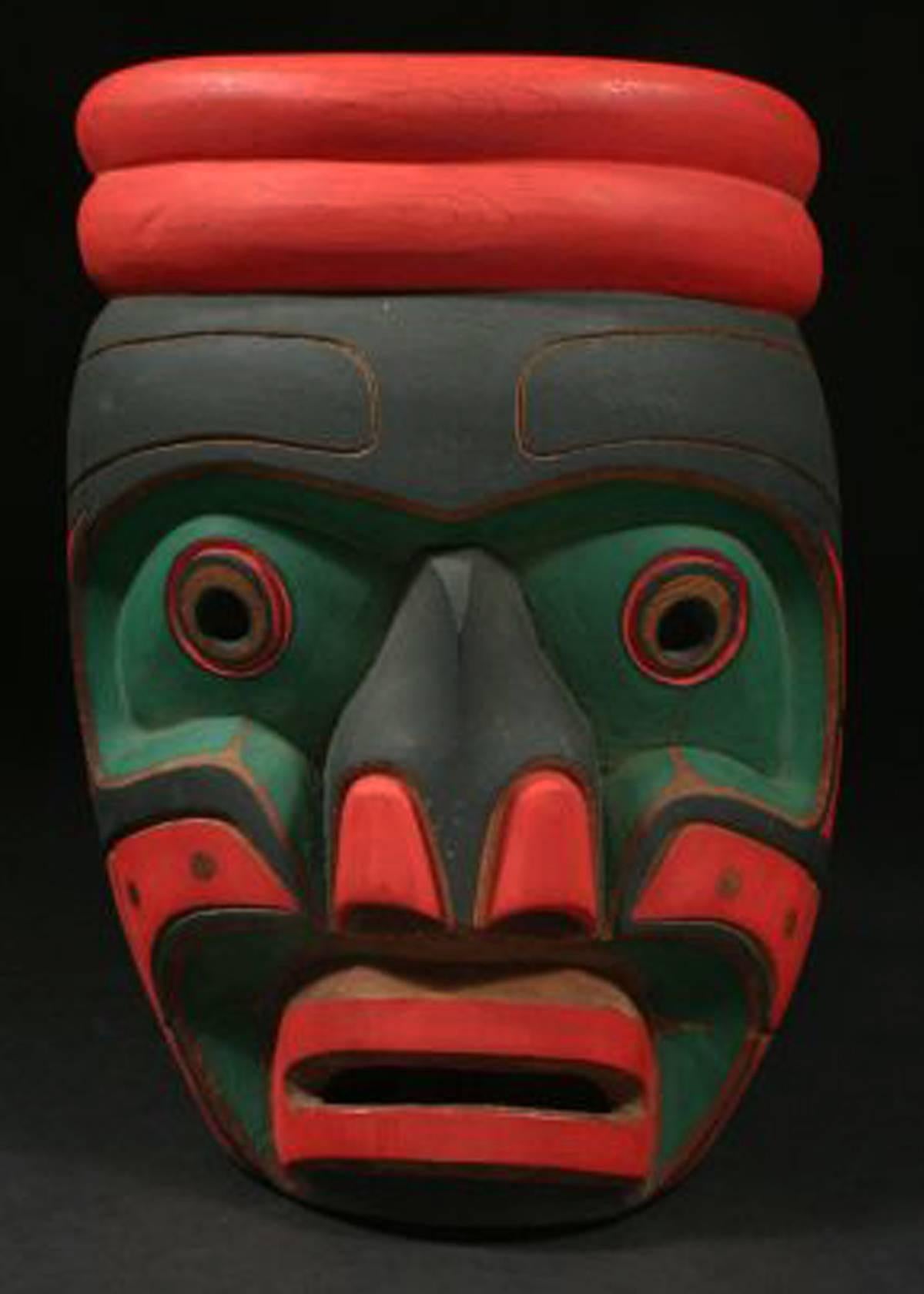 20th Century North West Coast Tribal Mask Stan Hunt Signed For Sale at ...