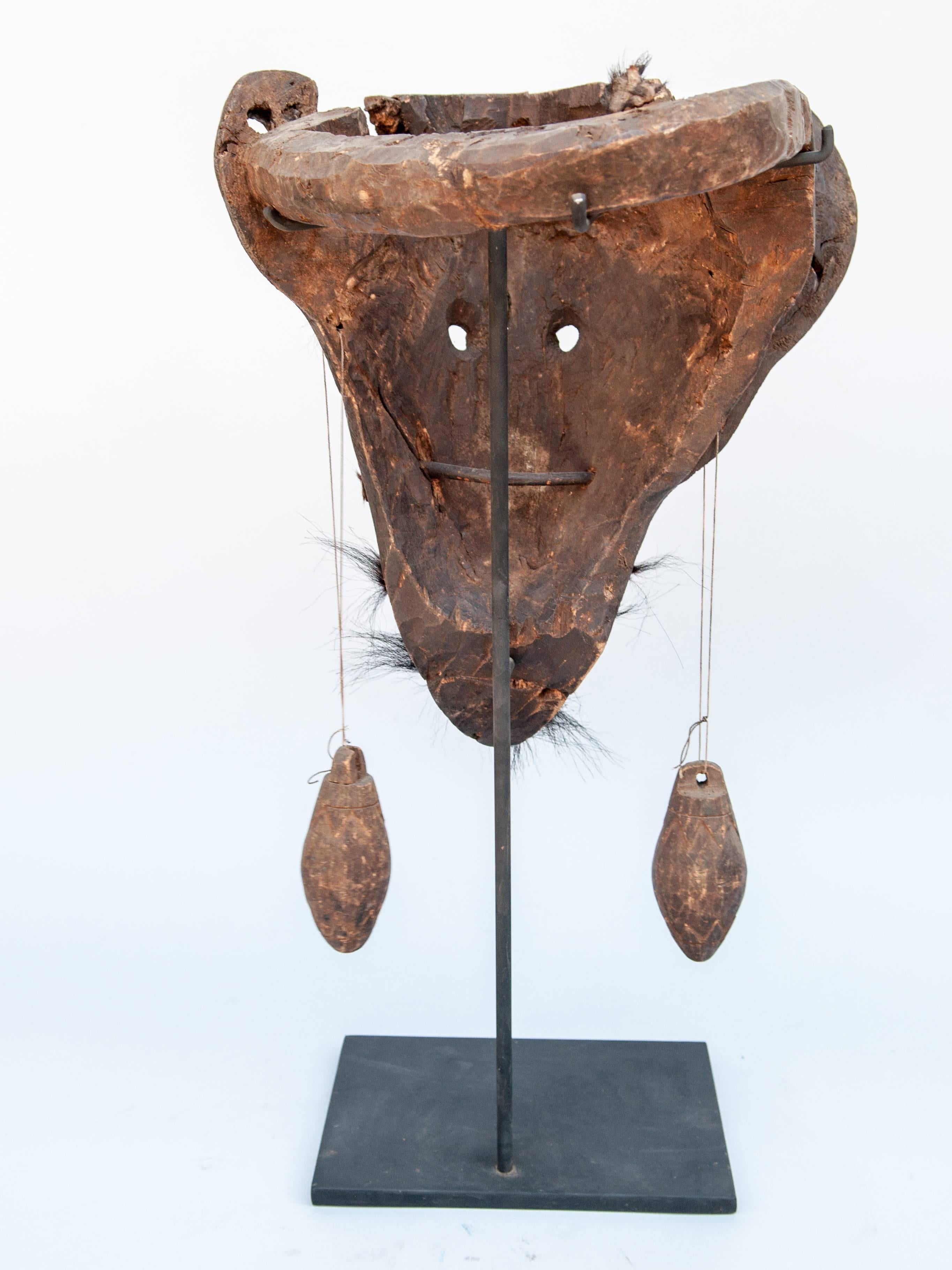 Indonesian Dayak Mask from West Borneo, Early 20th Century