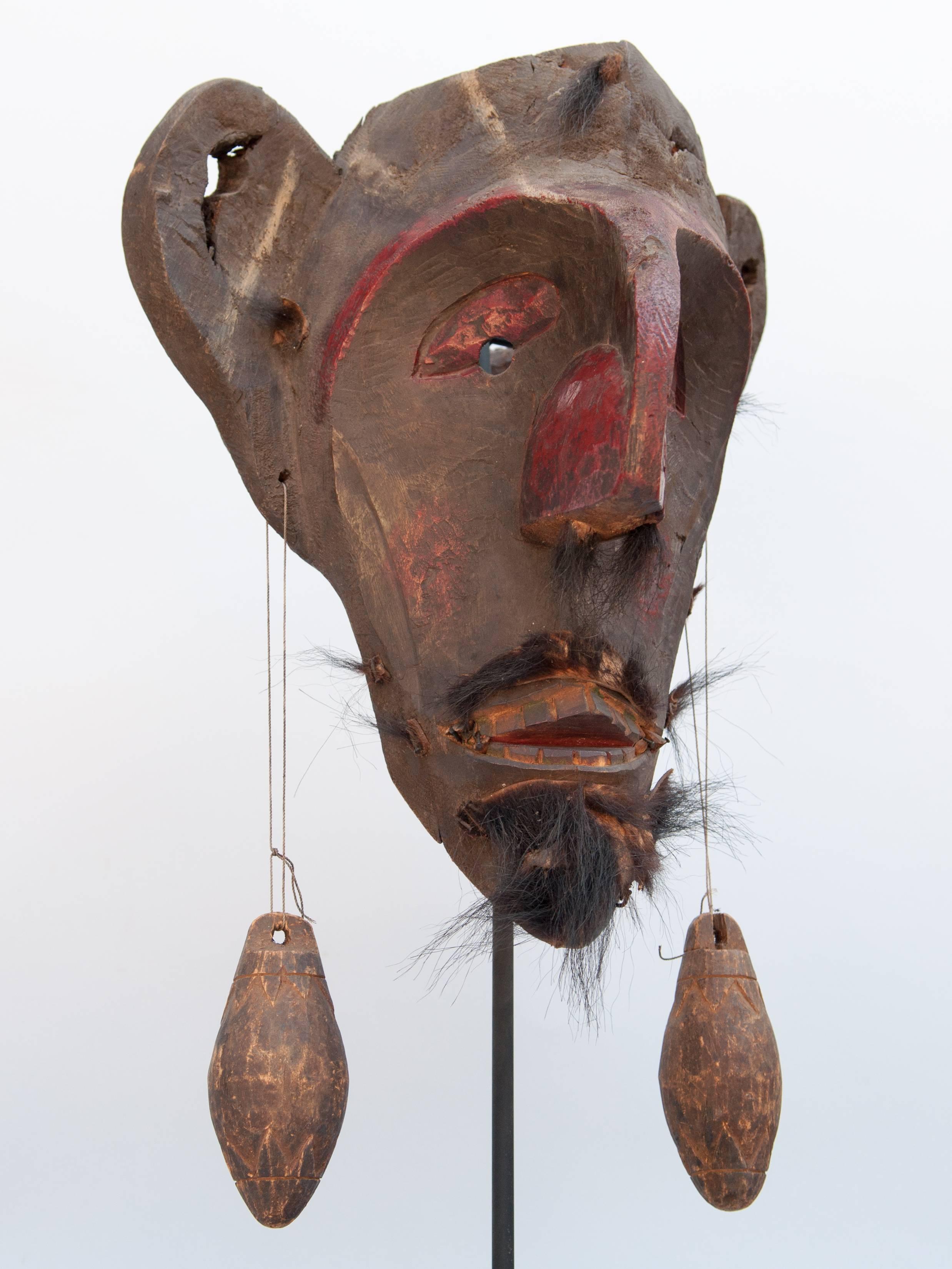 Dayak Mask from West Borneo, Early 20th Century 2