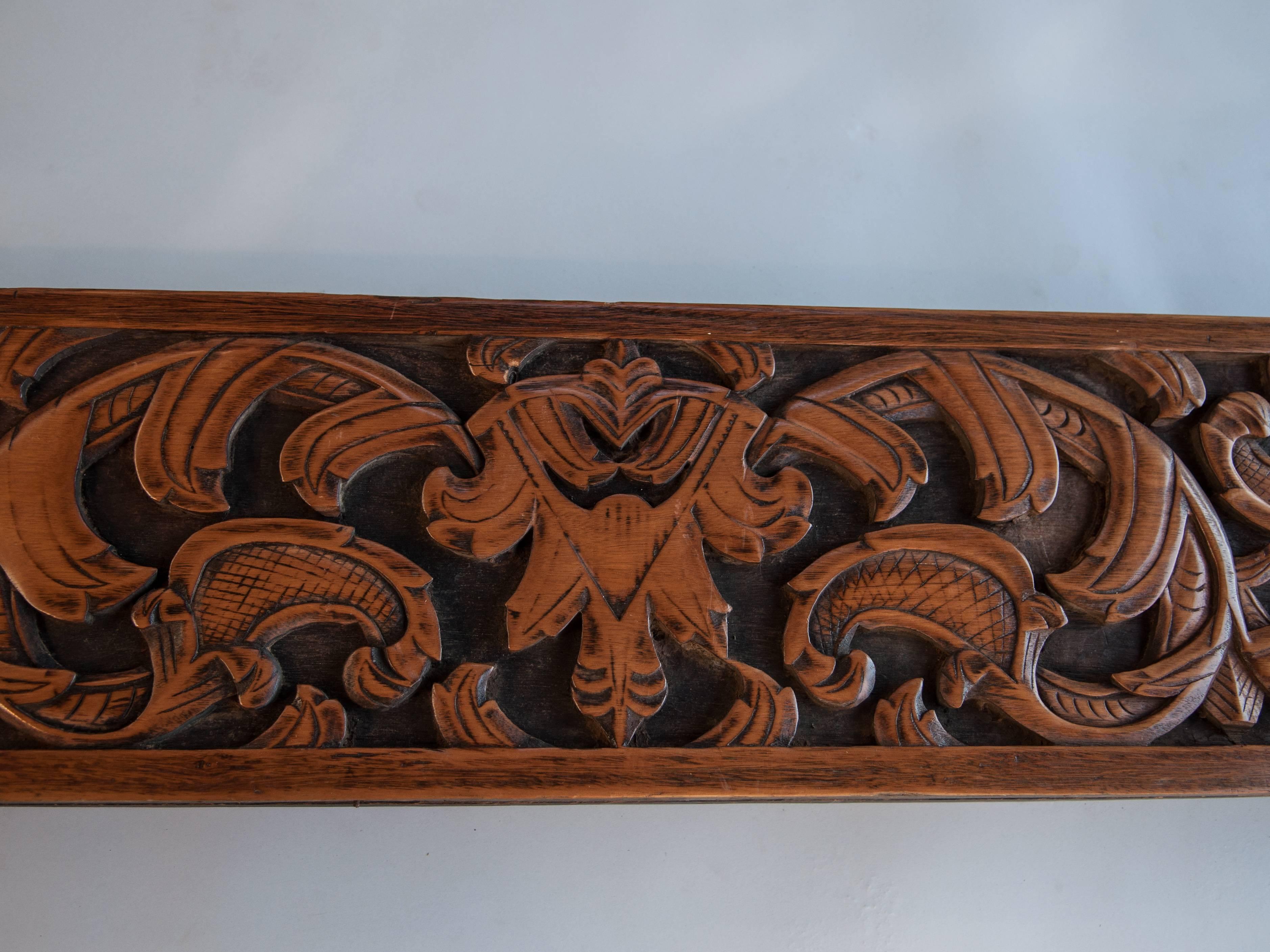 Other Hand-Carved Wooden Architectural Panel Minangkabau of West Sumatra, circa 1960