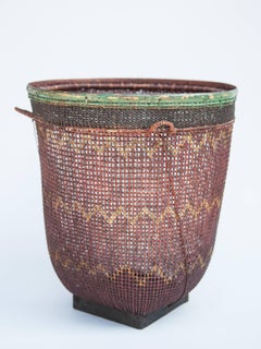 Tribal Storage and Carrying Basket Palembang Sumatra, Mid-Late 20th Century