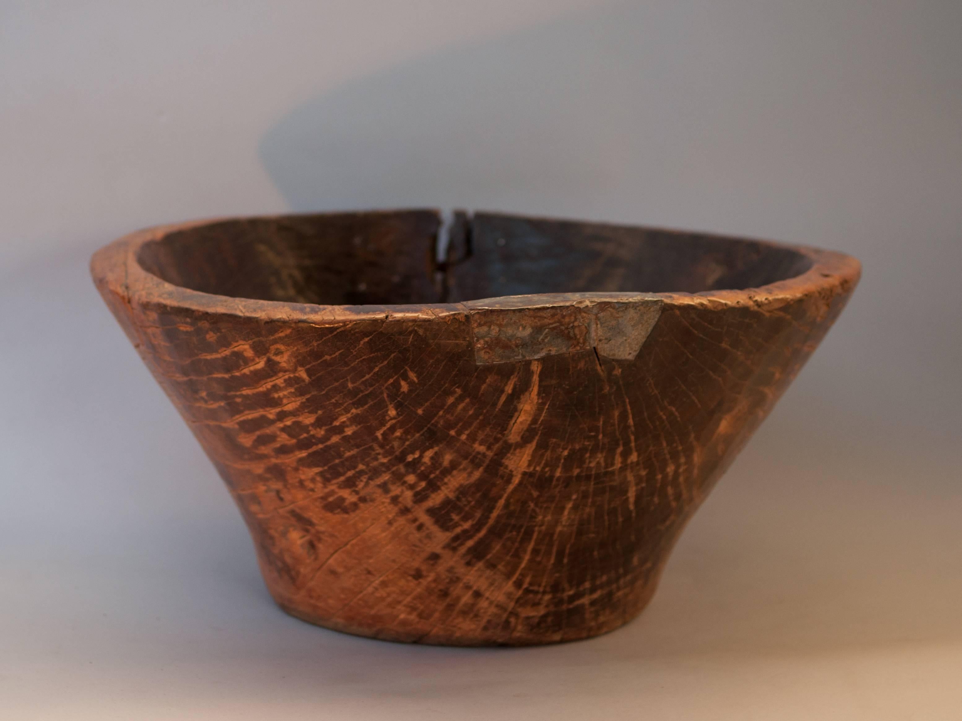 hand hewn wooden bowls
