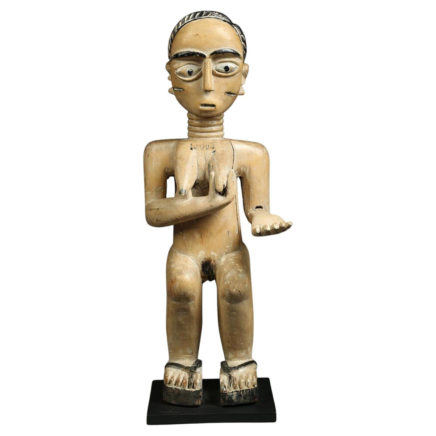 Ashanti Akan ‘Ghana’ Tribal Standing Female Figure Arm Out Africa For Sale