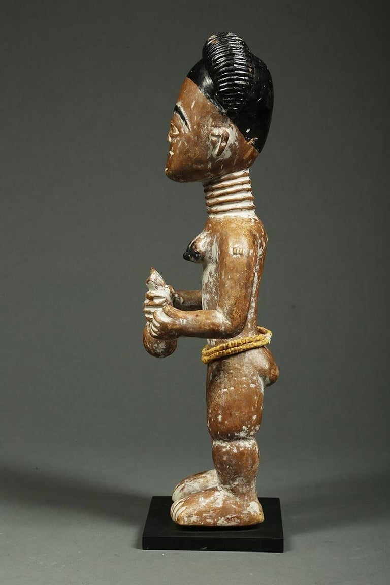 Standing Akan Ghana Tribal Female Figure, Early 20th Century Africa ...