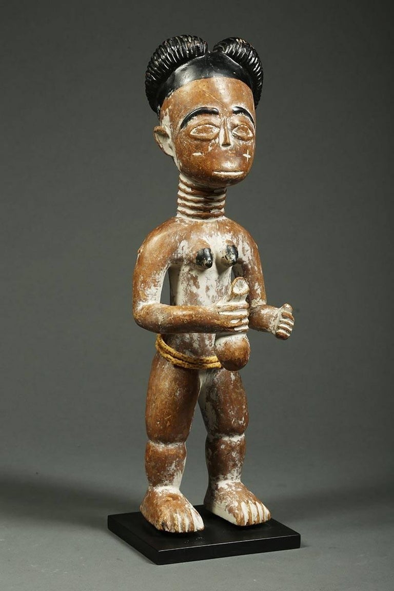 Standing Akan Ghana Tribal Female Figure, Early 20th Century Africa ...
