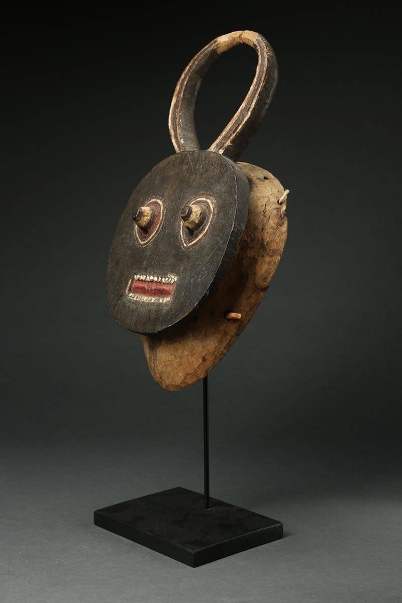 Ivorian Baule Kple Kple Tribal Mask, Ivory Coast, Africa, Early 20th Century, Provenance