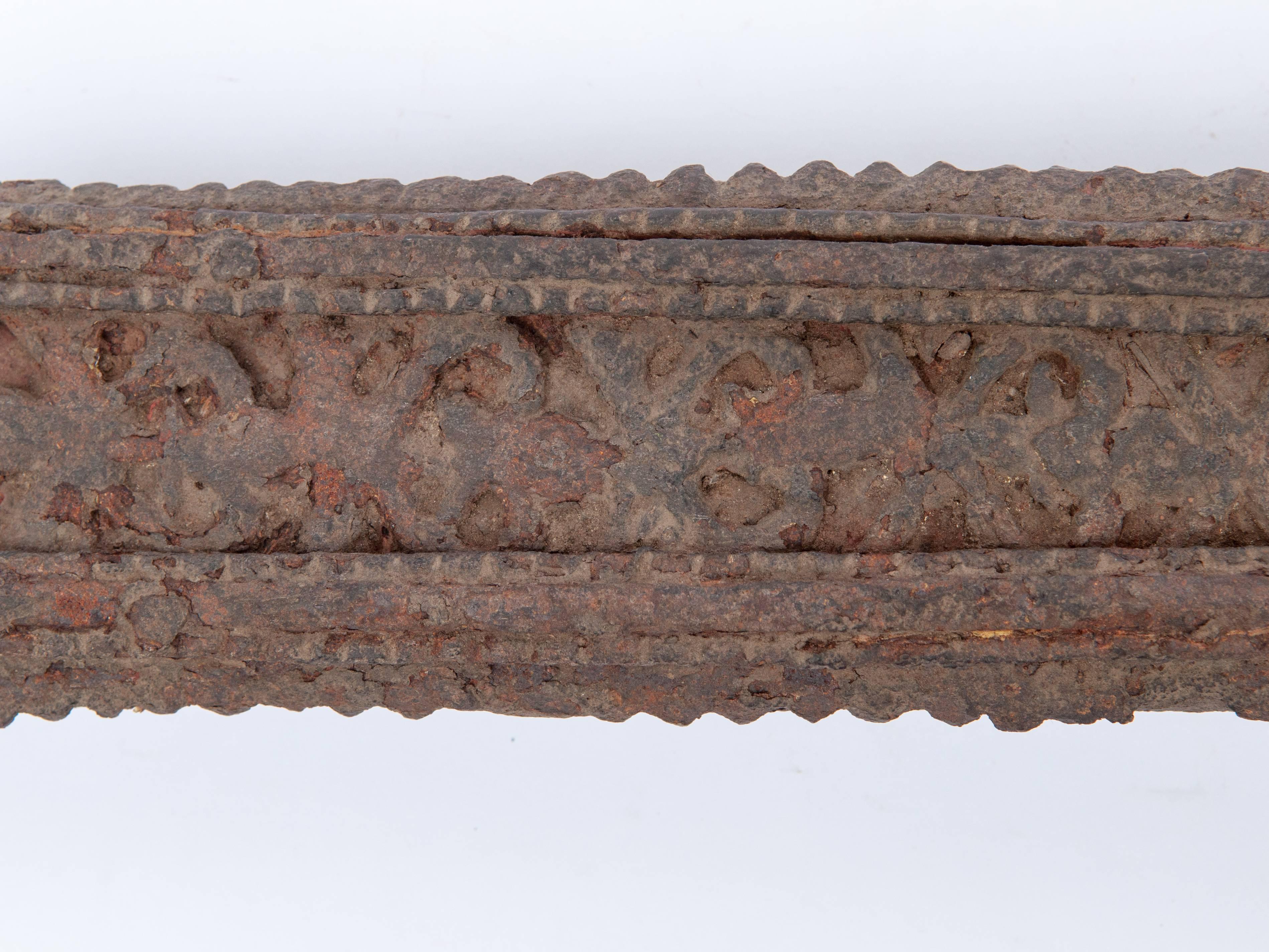 Hand-Crafted Vintage Iron Vegetable Cutter with Bird Motif from Nepal, Early 20th Century