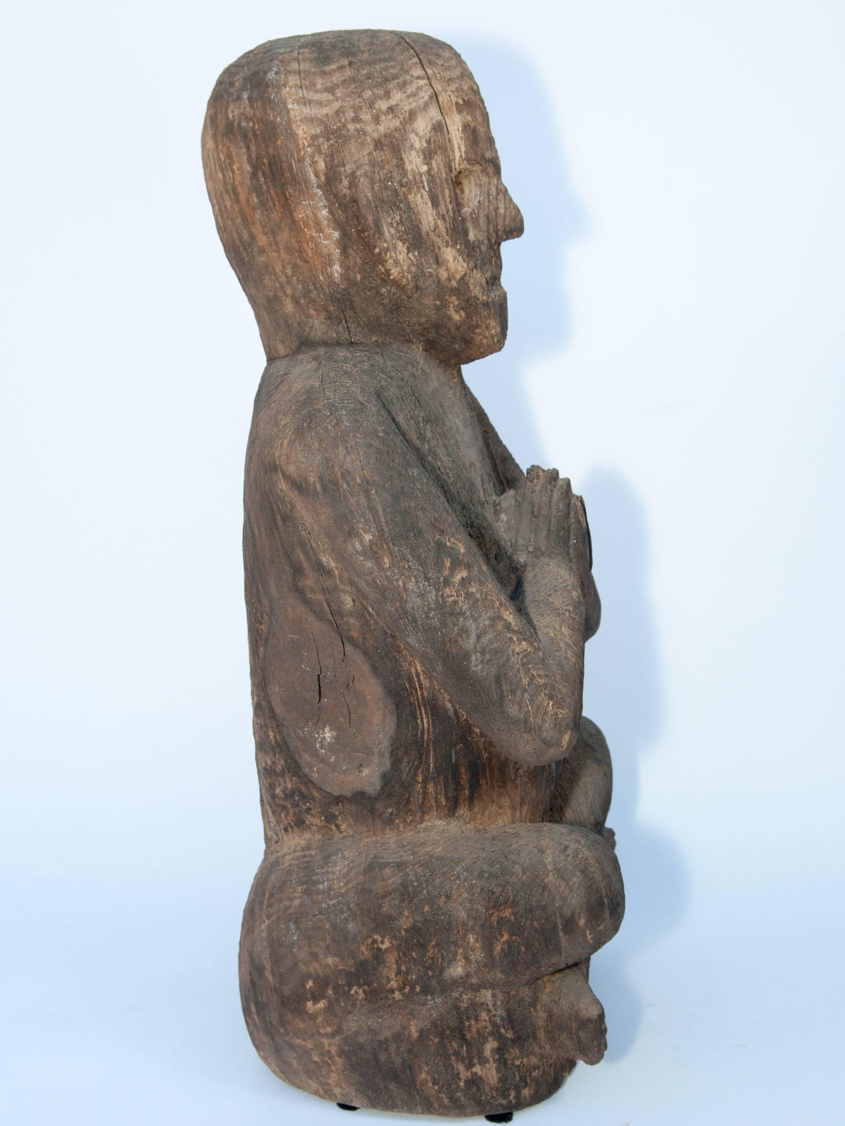 Tribal Statue Shaman Figure from Accham, West Nepal, Early to Mid-20th Century In Good Condition In Point Richmond, CA