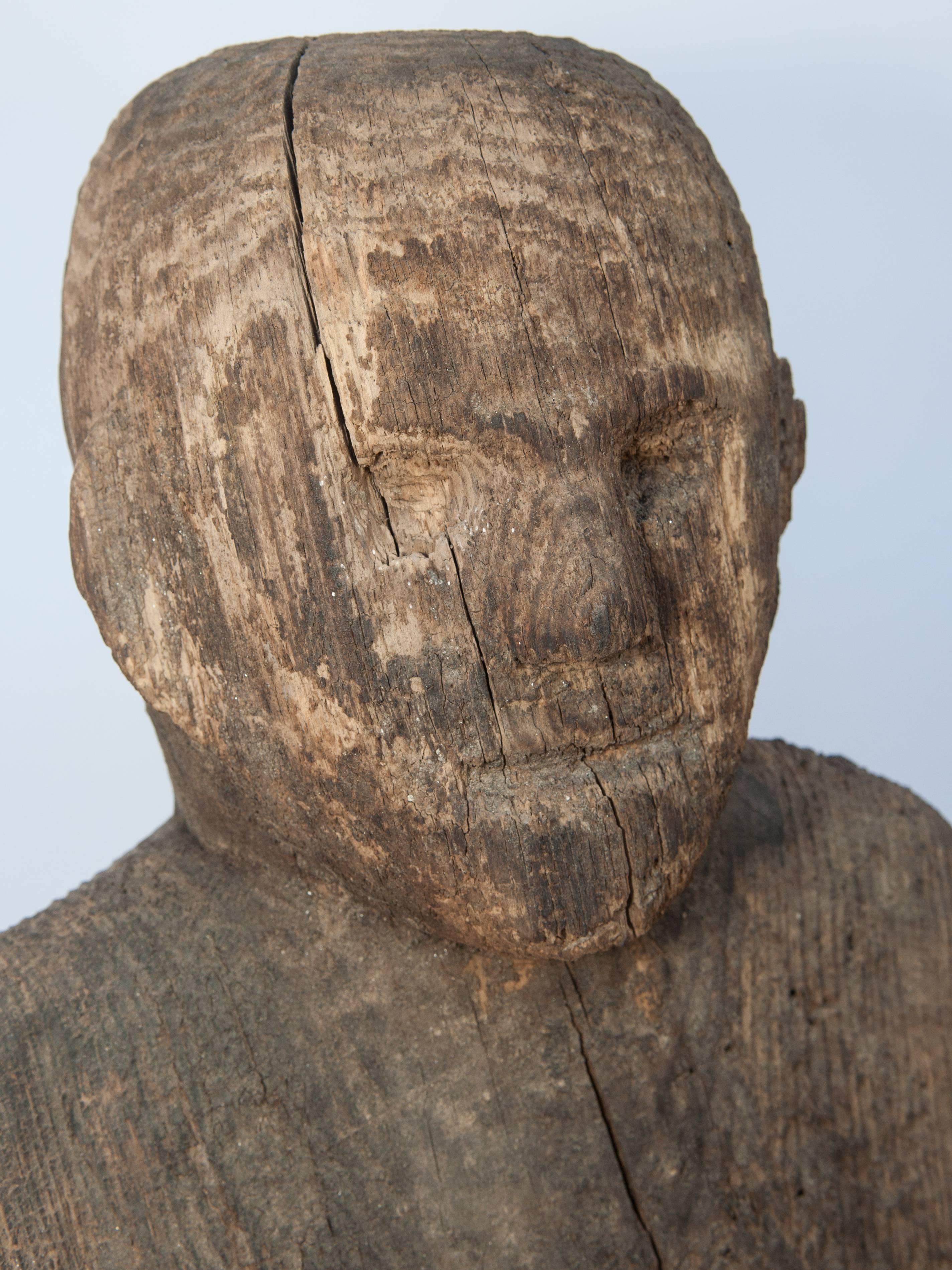 Tribal Statue Shaman Figure from Accham, West Nepal, Early to Mid-20th Century 2