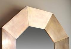 Eight-Facet Mirror in Brass