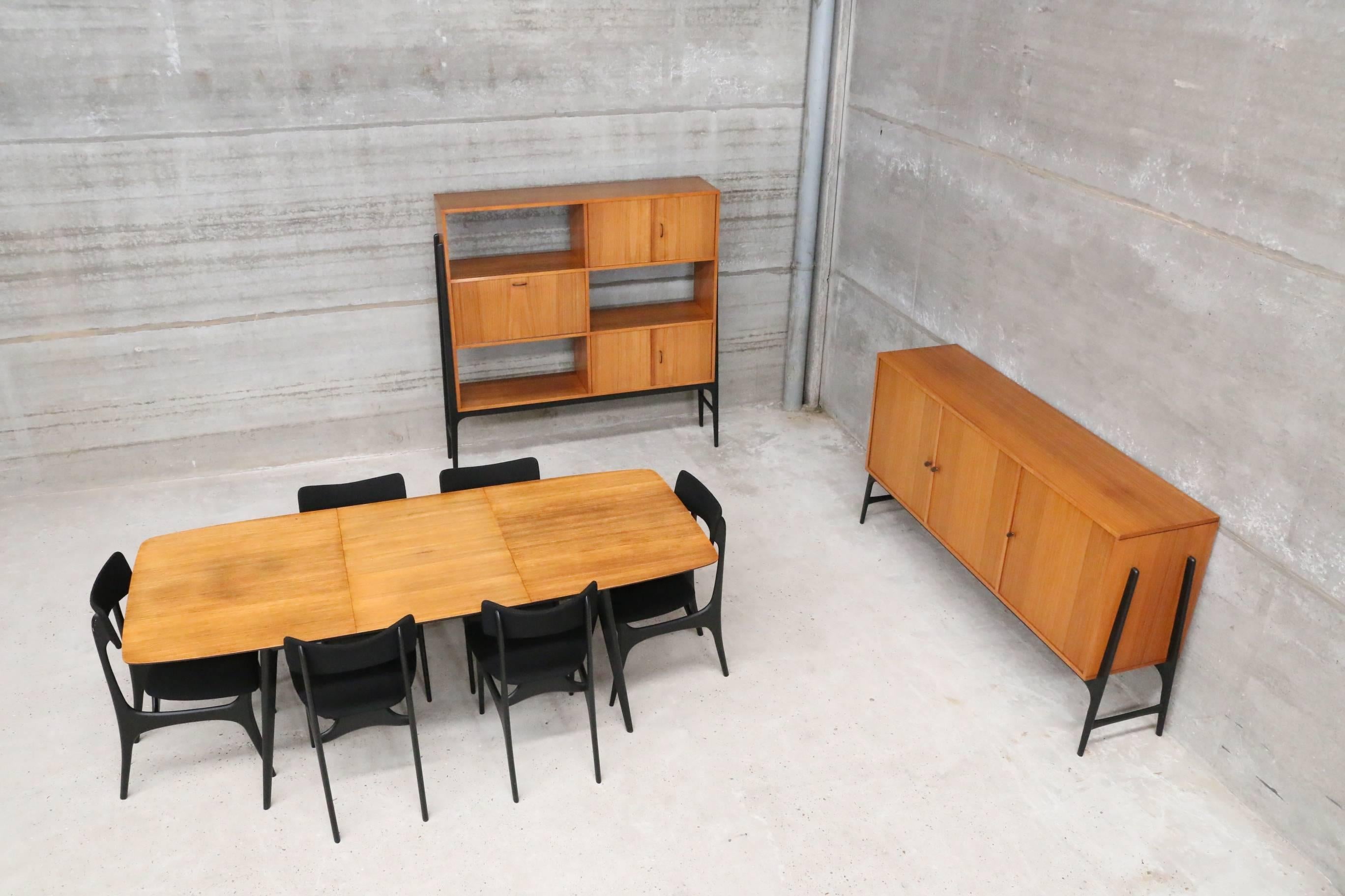 Rare Modernist Highboard by Belgian Architect and Designer Alfred Hendrickx 2
