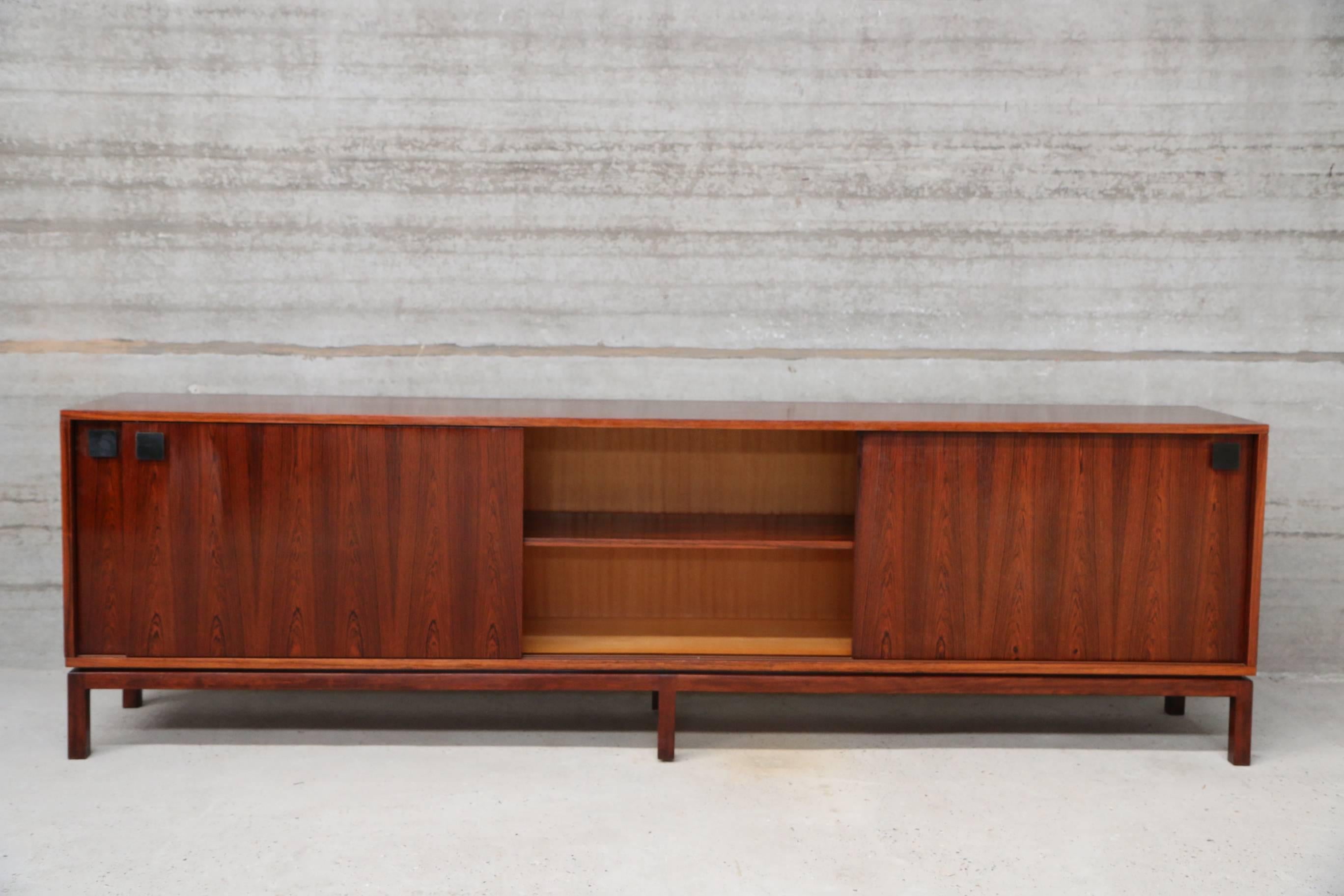 Extra Large Rosewood Sideboard by Alfred Hendrickxs for Belform, Belgium, 1960s 2