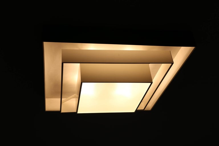 Xl Ziggurat Ceiling Light RAAK NL, 1960s at 1stDibs
