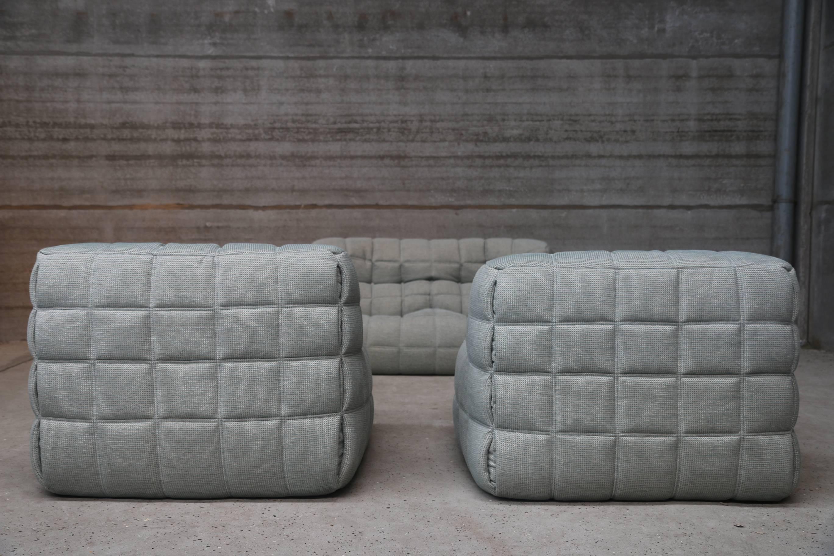 Set of Two Single Seat Kashima by Michel Ducaroy for Ligne Roset, 1970s 2