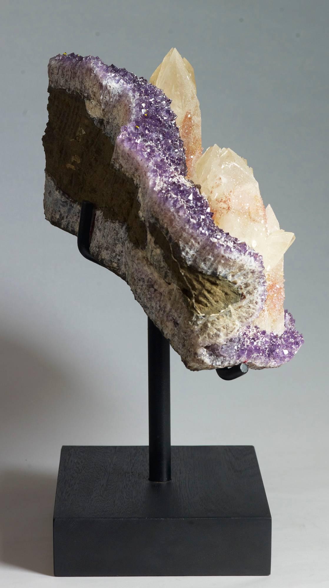 18th Century and Earlier Calcite, Quartz and Amethyst Crystals For Sale