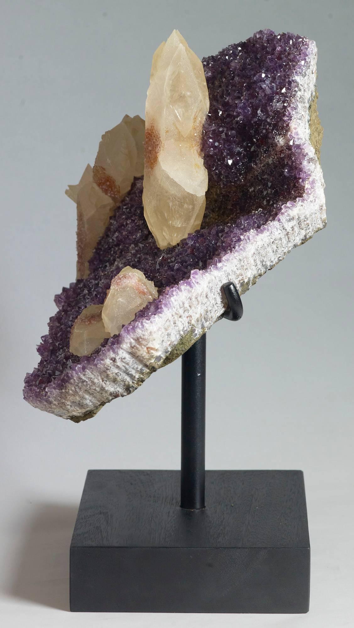 Calcite, Quartz and Amethyst Crystals For Sale 2