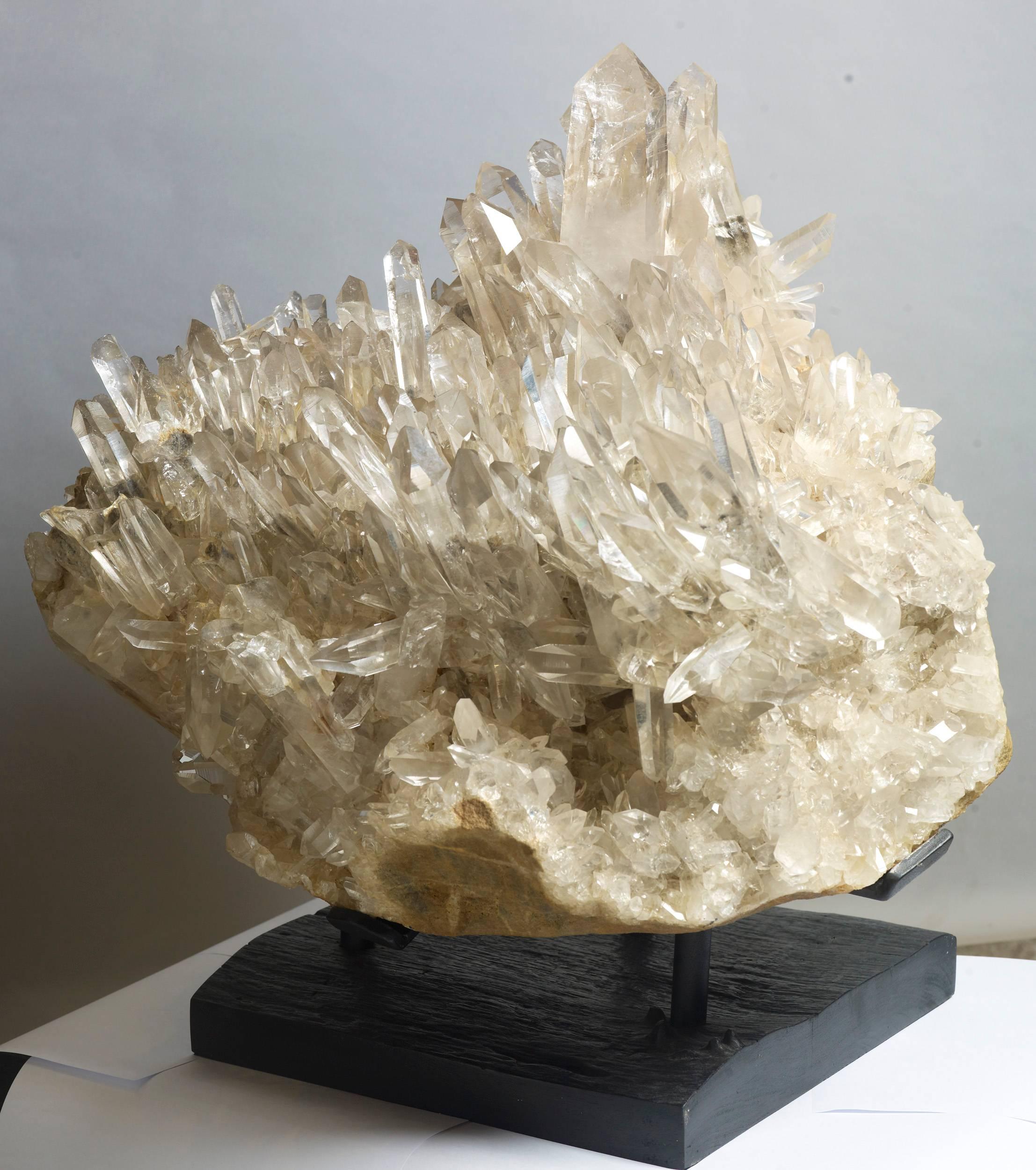 American Amazing Cluster of Clear Quartz Crystals For Sale