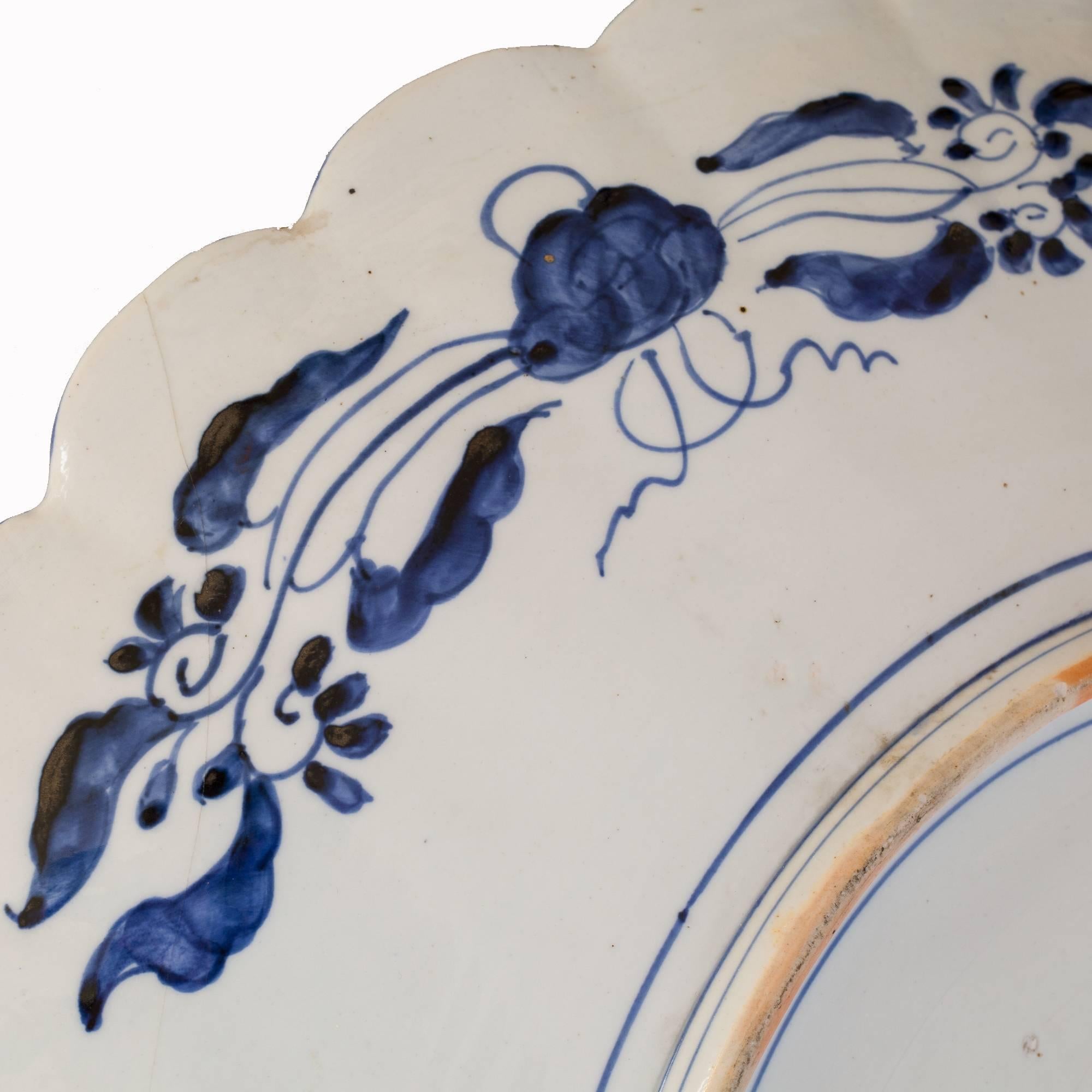Massive 64 cm Japanese Meiji Period Imari Porcelain Dish, c. 1890 2