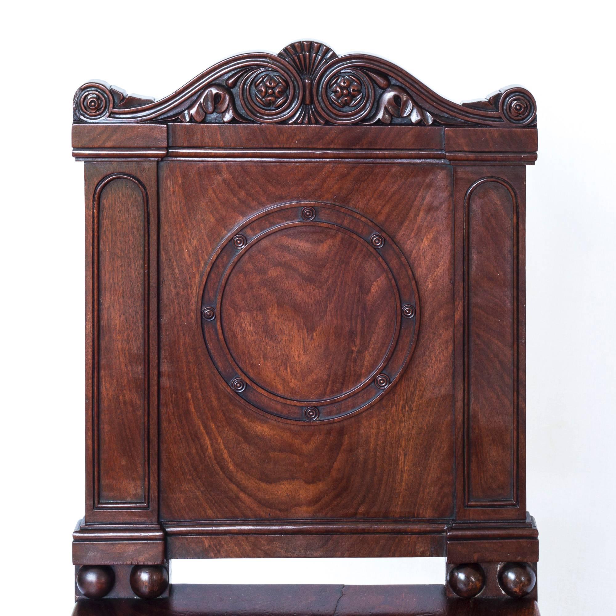 An exceptional example of late Georgian furniture in the ‘Antique’ style, almost certainly by the celebrated firm of Gillows of Lancaster and London, undoubtedly influenced by the ‘Antique’ style, favoured by Charles Heathcote Tatham, Thomas Hope