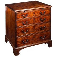 18th Century English Chippendale Mahogany Chest of Four Drawers