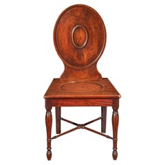Antique Georgian Hall Chair, in the Manner of Ince and Mayhew, circa 1780