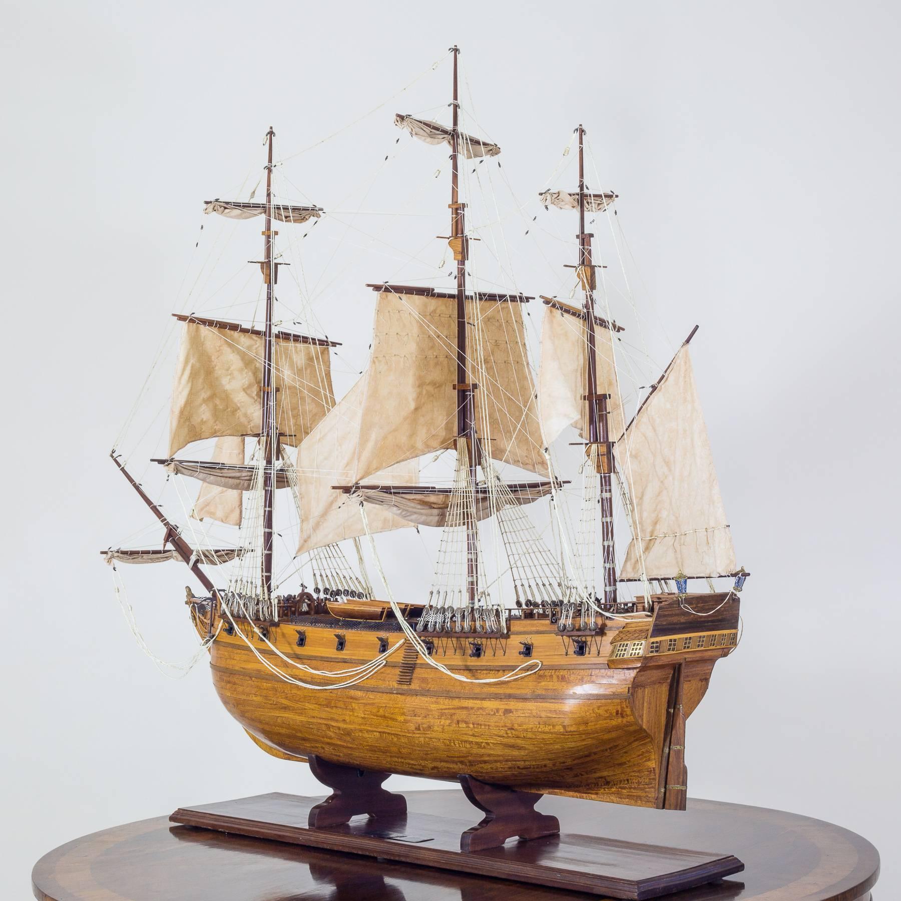 hms pandora ship model