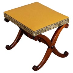 Early 19th Century X-Frame Stool