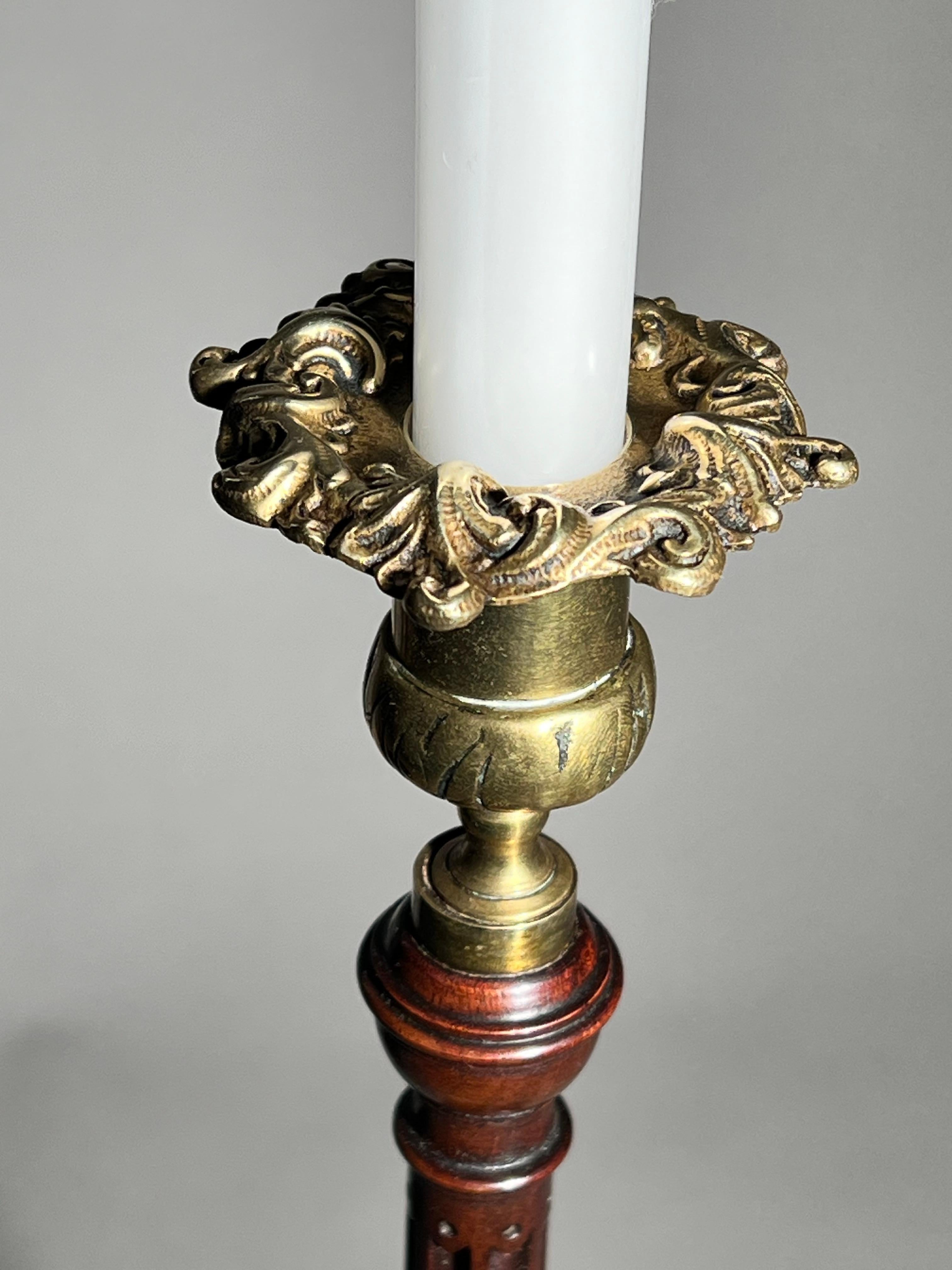Pair of 18th Century Candlesticks For Sale 8