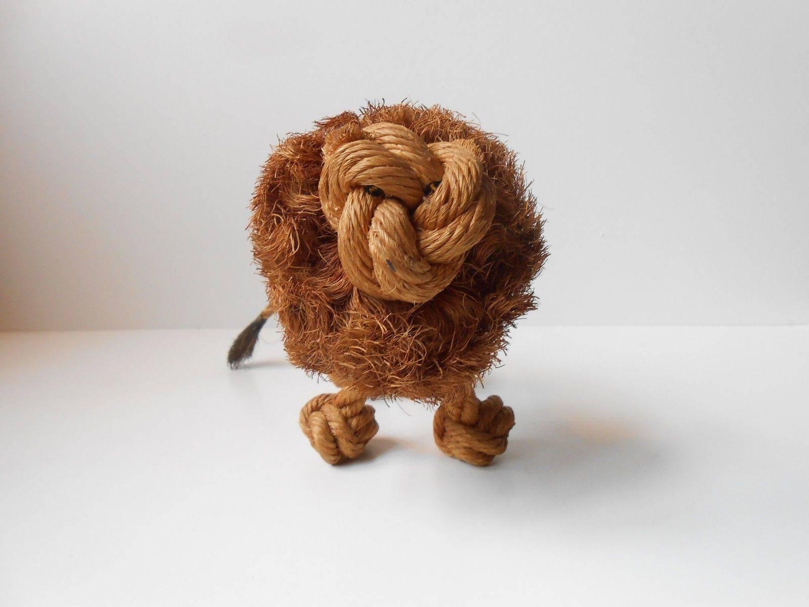 Mid-Century Modern Kay Bojesen and Jorgen Bloch Ultra Rare Lion, 1960s Danish Mid-Century