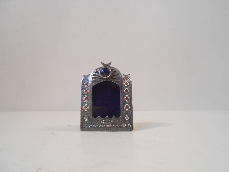 Antique Ic Miniature Silver Frame Bloodstone Rose White And Asian Antique Ic Miniature Silver Frame Bloodstone Rose White And Yellow Gold For