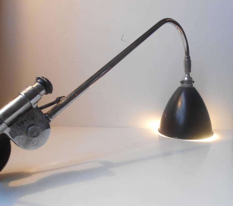 Vintage Bestlite Wall Lamp by Robert Dudley Best, Fully Adjustable, circa  1960 For Sale at 1stDibs