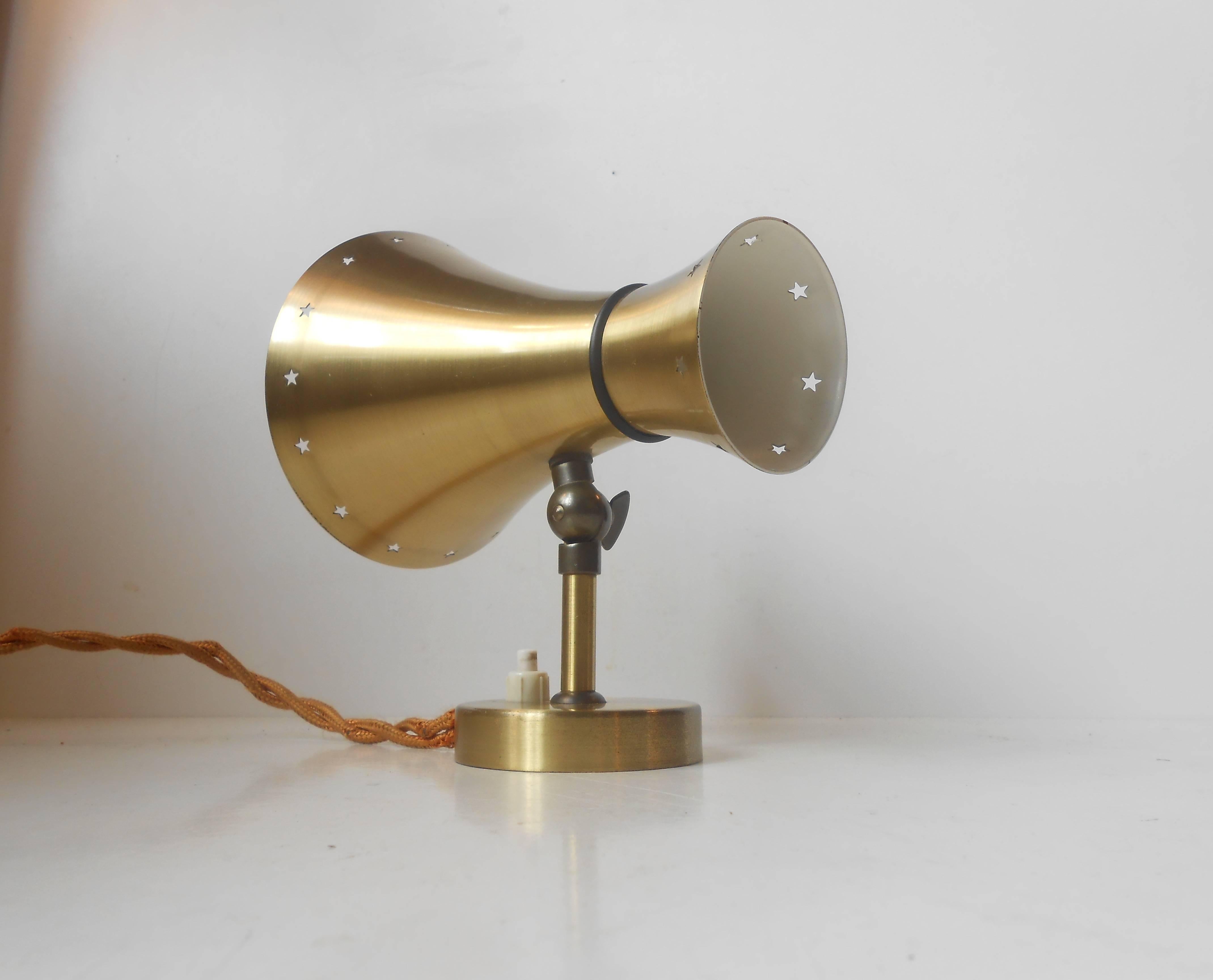 Mid-Century Modern Rare Cocotte' Sconce by Svend Aage Holm-Sorensen in the Style of Pierre Guariche For Sale