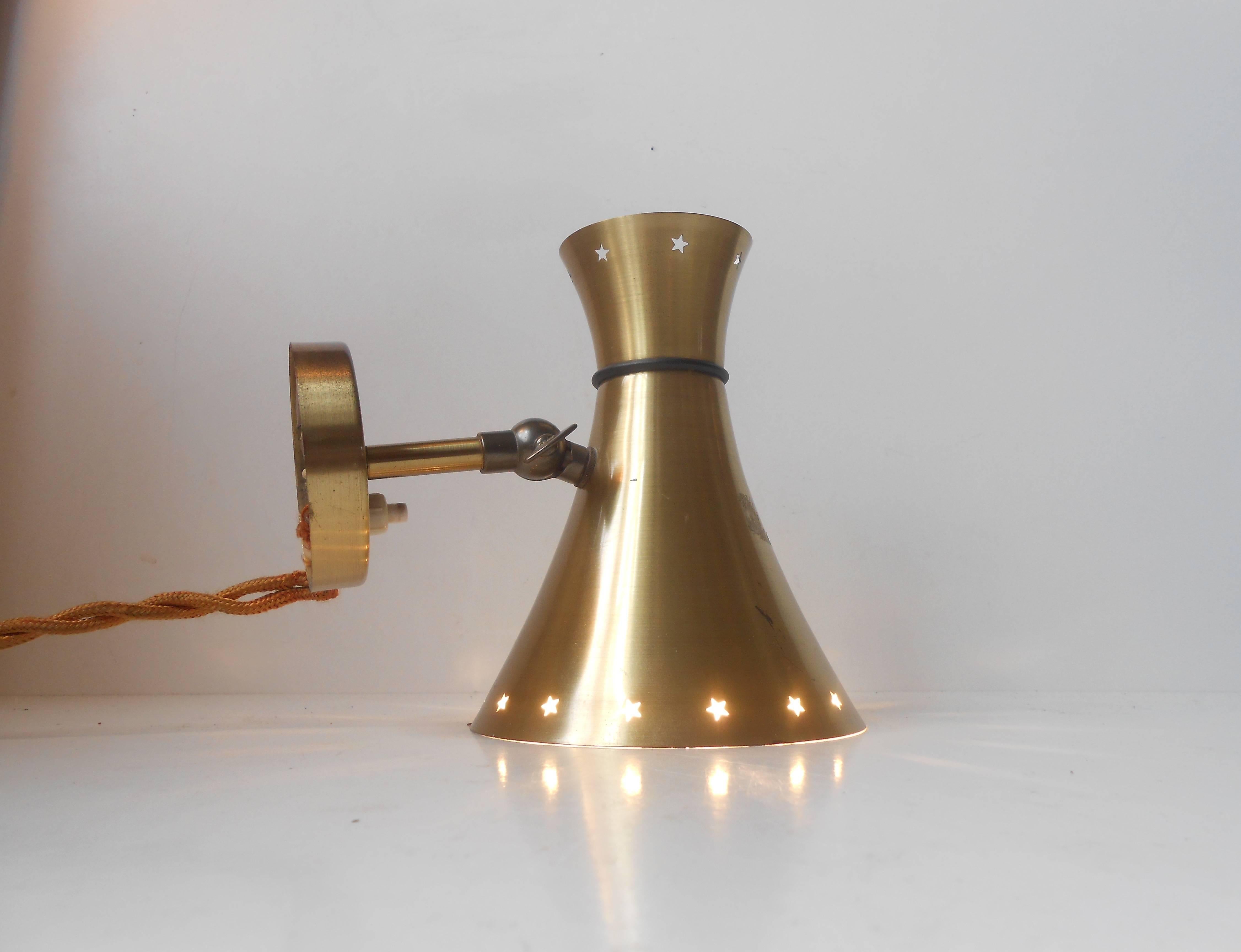 Rare Cocotte' Sconce by Svend Aage Holm-Sorensen in the Style of Pierre Guariche For Sale 2