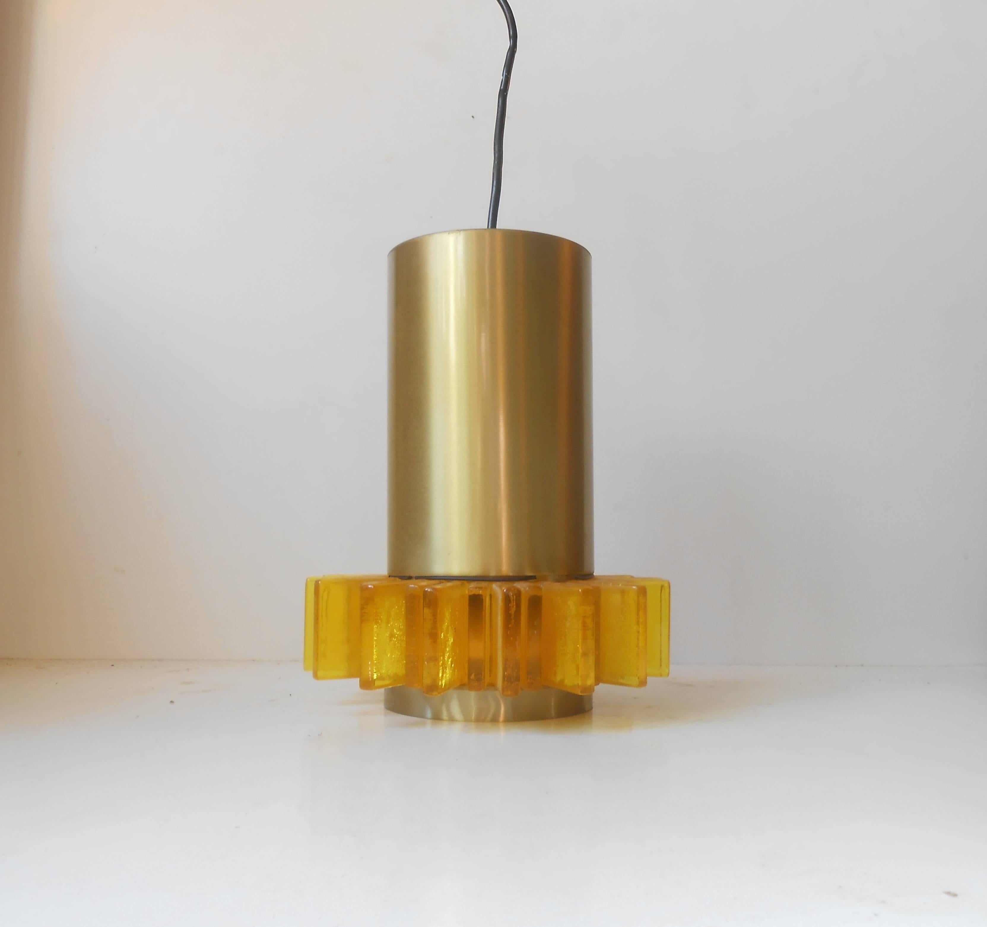 Claus Bolby 'Symphony' Pendant Lamp for Cebo, Denmark, 1970s Danish Space Age In Excellent Condition In Esbjerg, DK