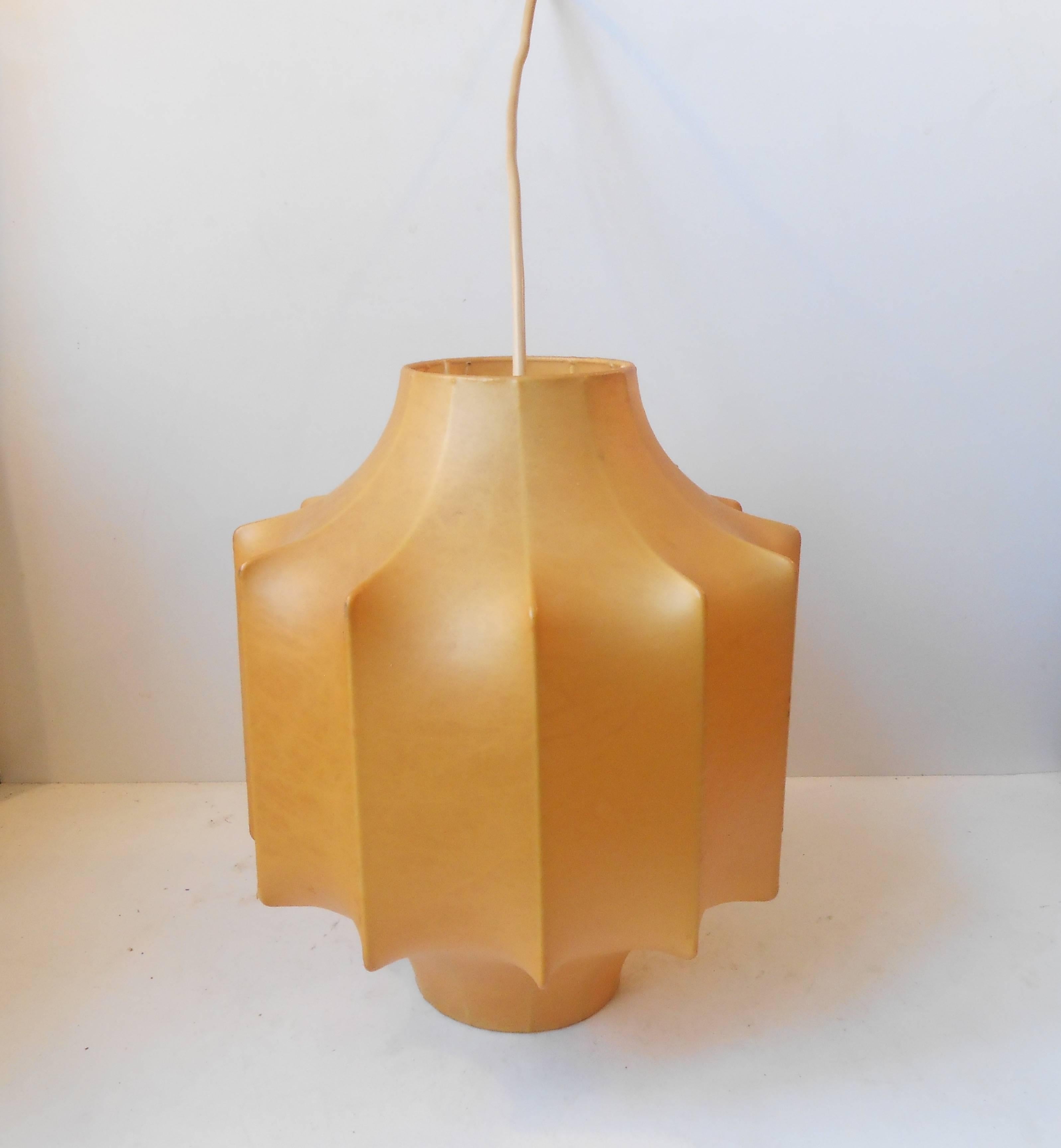 Italian 1960s Flos Cocoon Pendant Lamp by Achille Castiglioni /Pier Giacomo Castiglioni