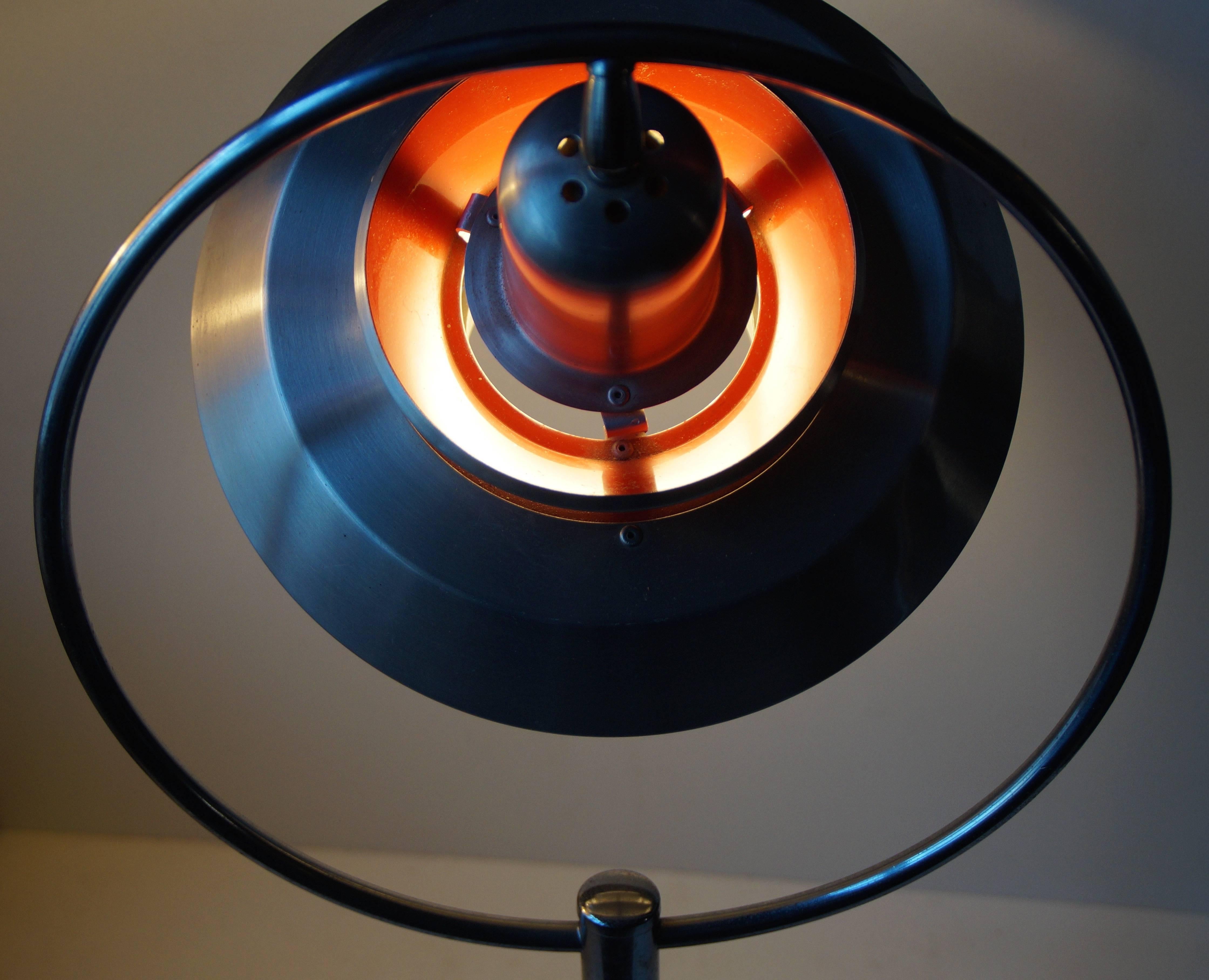 Mid-20th Century Rare Mid-Century Orbit Table Lamp by Carl Thore for Granhaga, Sweden, 1960s