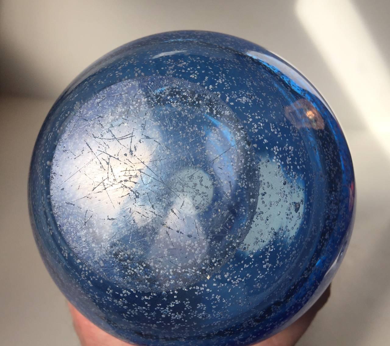 Late 20th Century Spectacular Galaxy Mid-Century Art Glass Vase, Bertil Vallien for Kosta, Sweden