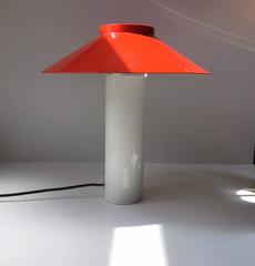 Vintage Minimalist Table Lamp 'Atlantis' by Hans Schwazer for Holmegaard, 1970s